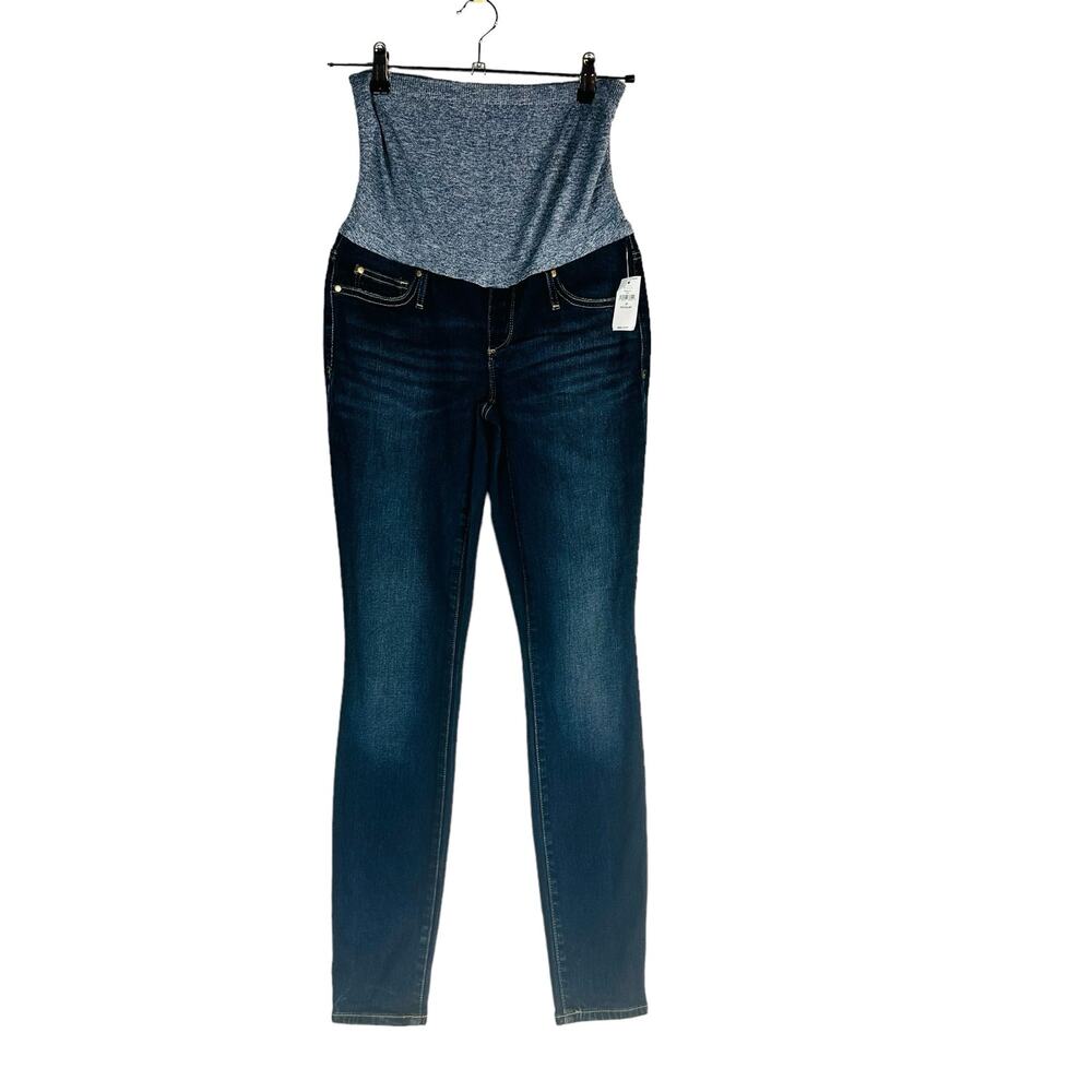 New Gap Maternity Womans 25R Jeans True Skinny Full Panel Stretch Pockets NWT